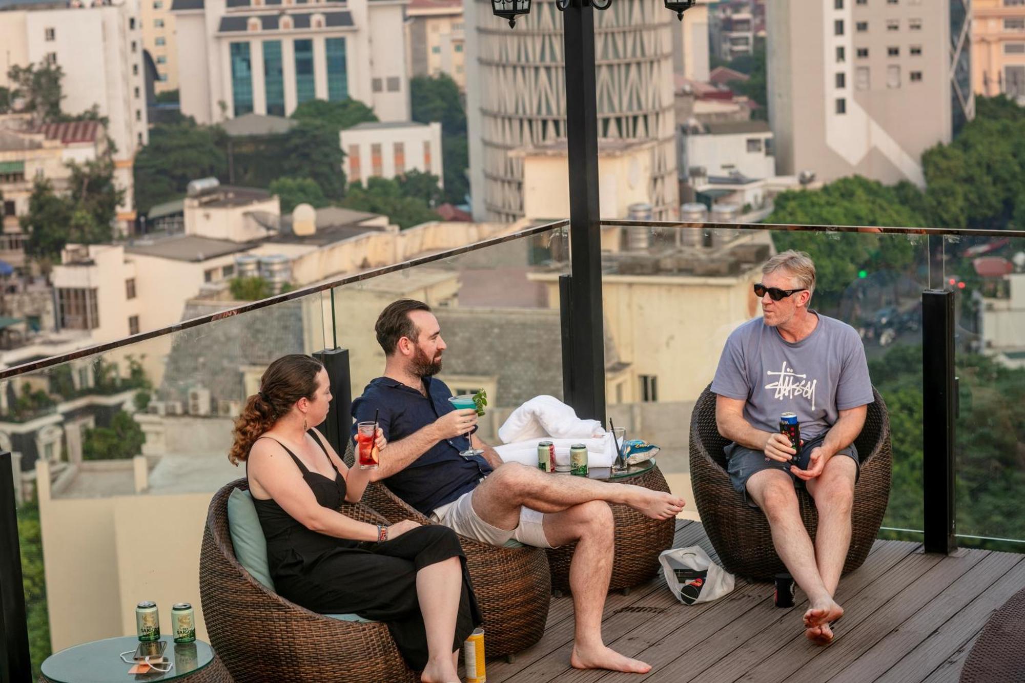 May De Ville Corner Hotel Hanoi Exterior foto