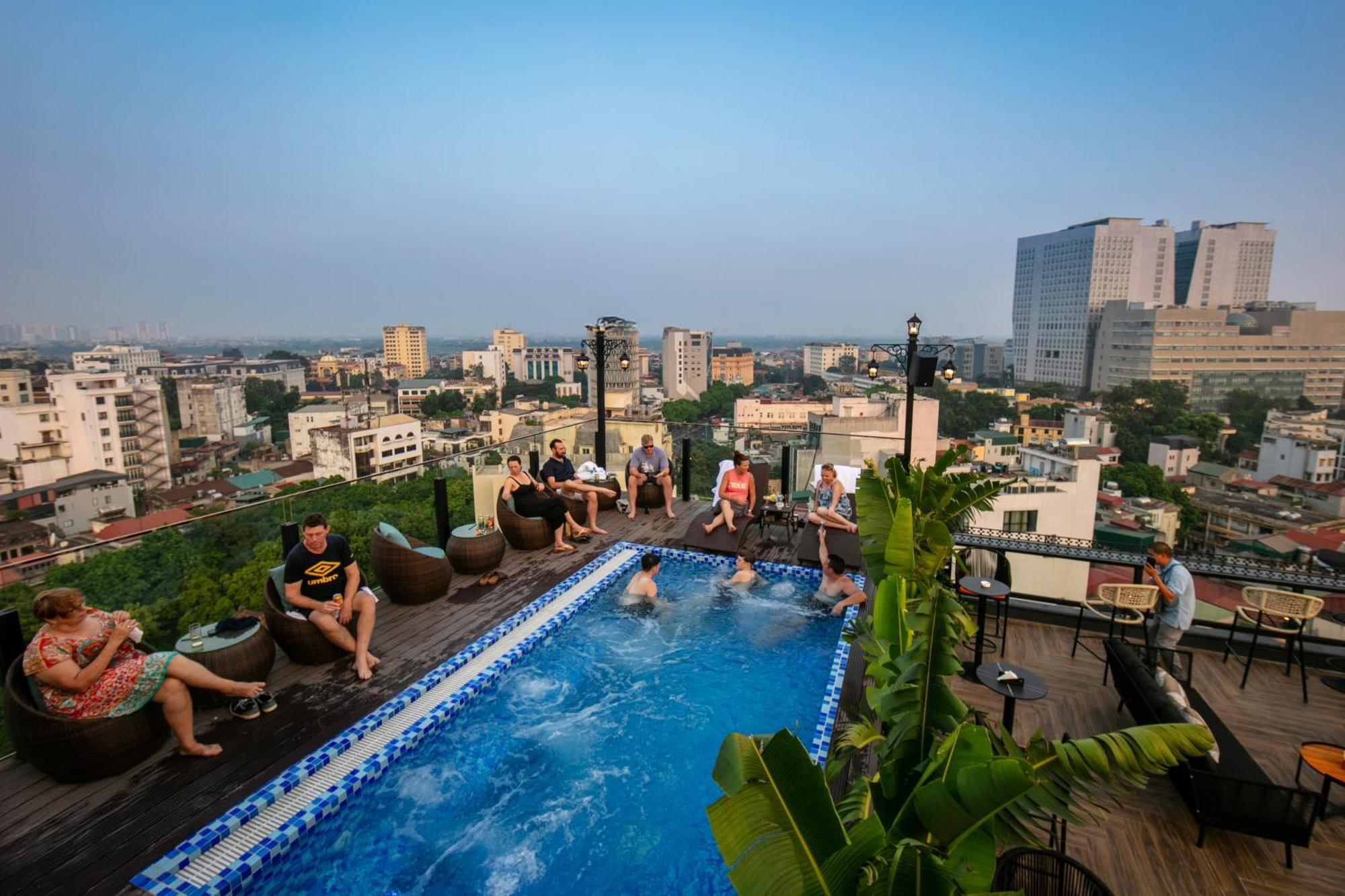 May De Ville Corner Hotel Hanoi Exterior foto