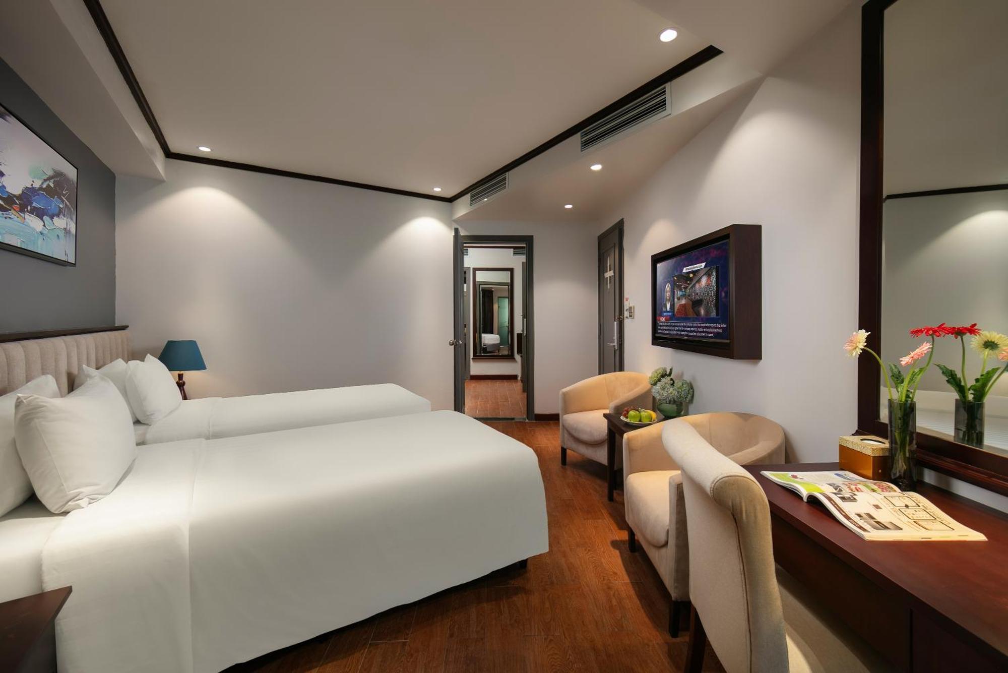 May De Ville Corner Hotel Hanoi Exterior foto